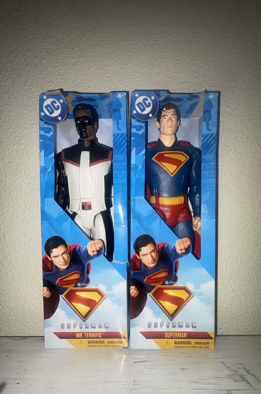 New DC Comics Superman Movie Legacy 12-inch Mr. Terrific and SUPERMAN, Action Fi